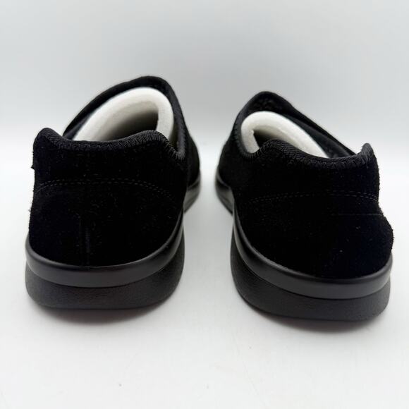 Propet Mens Coleman Slippers US 9.5 M EU 42.5 Black Suede NIB main image 7